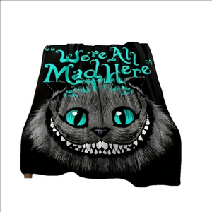 ⭐️NWT Cheshire Cat Throw Blanket